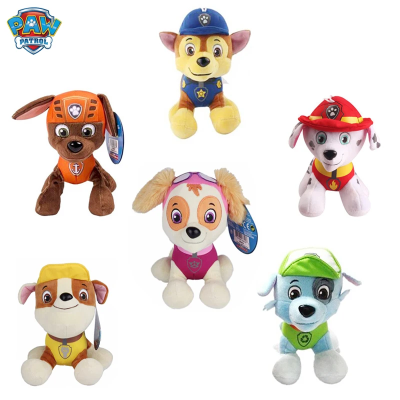 Peluche Paw Patrol Plush Toys Puppy Patrol Anime Plush Abby Hatcher Skye Stuffed Animals Plush Kids Toys Birthday Gift