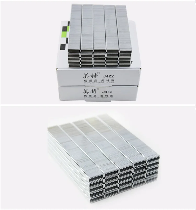U Nail Staples Steel Nail Staples for Pneumatic nail gun Wood furniture household 5000Pcs 422J chisel point staples