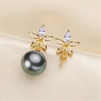 

Stud Earring Accessories Carven 925 Sterling Silver Ear Wires Earrings Hook for DIY Jewelry Earrings Making Supplies Accessor