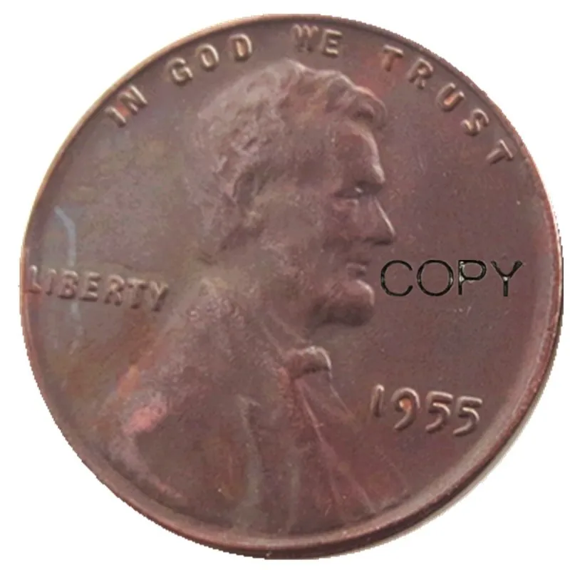 США один цент 1955 P/D/S копия монет