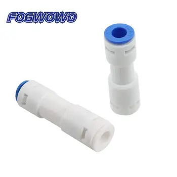 1/4” No-return Straight Connector One-Way Check Valve Reverse Quick-Connect Connetor Irrigation Aquarium Fittings 2 Pcs 1