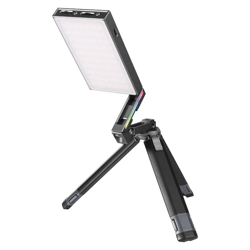 Ulanzi VIJIM R70 Metal RGB LED Video Light With Adjustable Bracket Mount DSLR SLR Camera Light 2700-8500K 5000mAh PD Fast Charge