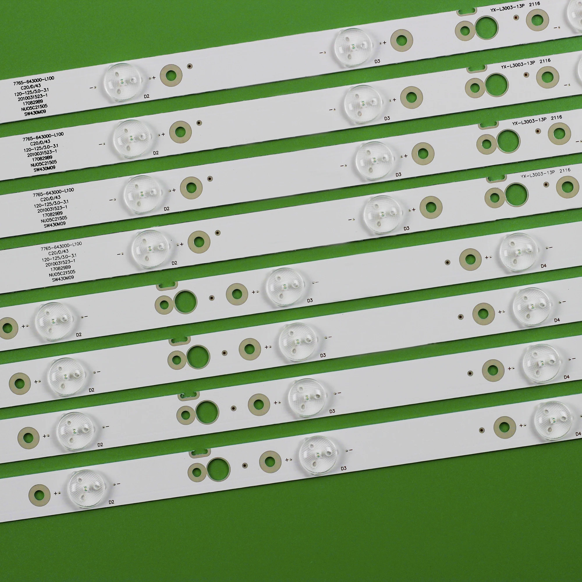 Tira Conduzida Luz de Fundo para Crh-a4330300104l6cnr Crh-a4330300105r6cn 303sw430039 38 43d3503v2w5c1b42718m 43d3503v2w4c1b33118m - Imagem 6