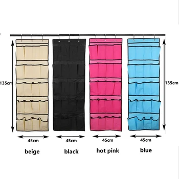 

20 Pockets Non-woven Multifunction Over Door Shoes Hanging Bag Save Space Organizer Rack Wall Bag Storage Closet Holder