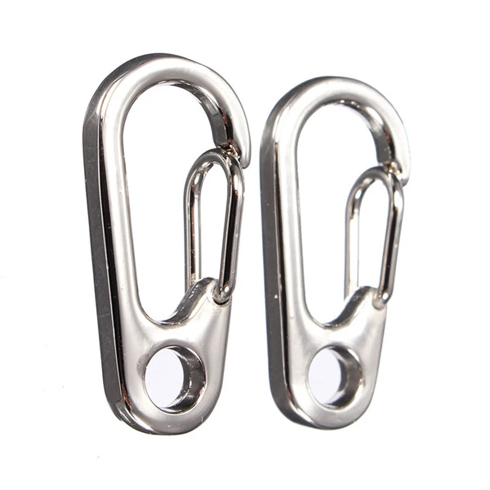 

Mini Carabiner Spring Snap Keychain Clip Hook Lock Climbing Buckle Useful