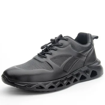 

spring and autumn Cowhide Breathable designer shoes men high quality sneaker fashion boots men casual shoes, Leisure shoes