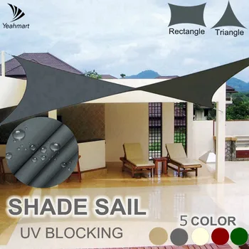 

98% UV Block Sun Shade Sail Rectangle Windproof Sunshade Sails Perfect for Outdoor Patios Backyard Yard Carpark Pool Garden 40%