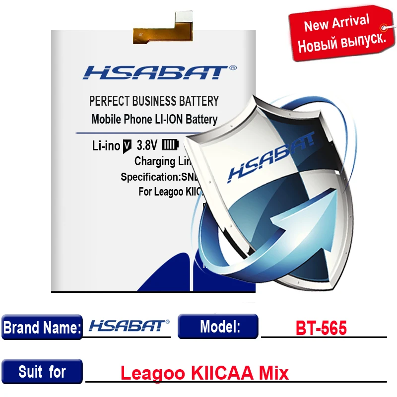 HSABAT 4450mAh BT-565 Аккумулятор для Leagoo KIICAA Mix Высококачественный аккумулятор для телефона
