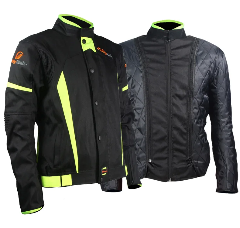 5XL Размер штекера мужские и женские отражающие гоночные зимние Мотоциклетные Куртки и штаны брюки мото водонепроницаемые куртки костюмы - Цвет: jackets