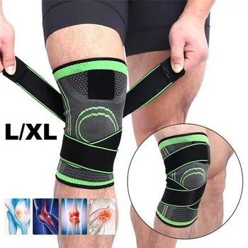 

Sports Knee Pads Knee Support Silicone Spring Knee Protector Brace Basketball Running Knee Pad Dance Tactical Kneecap Support
