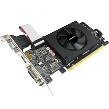 Видеокарта Gigabyte PCI-E GV-N710D5-2GIL NV GT710 2048Mb 64b GDDR5 954/5010 DVIx1/HDMIx1/CRTx1/HDCP