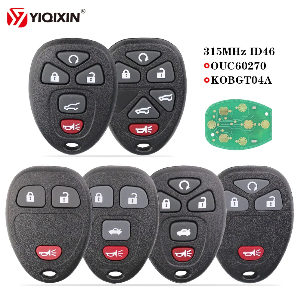 

Пульт дистанционного управления YIQIXIN OUC60270/KOBGT04A 315 МГц, БЕСКЛЮЧЕВОЙ вход для Chevrolet Tahoe подача GMC Yukon XL 2007-2014 для Cadillac