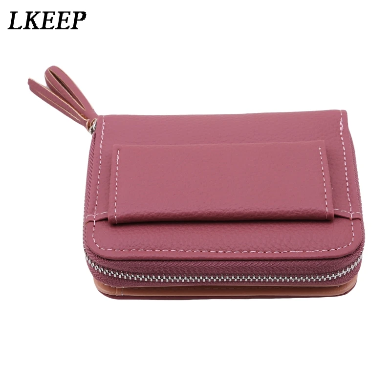 New Short Women's Wallets Multifunction Lady Mini Purse Card Holder Coin Brand Hasp & Zipper 3 Fold Wallet With Tassel | Багаж и