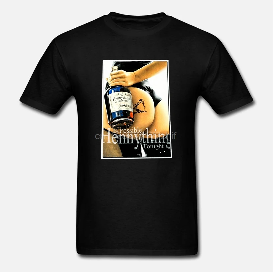 Футболка HENNYTHING можно сегодня вечером городская уличная одежда Henny Мужская
