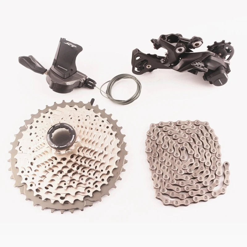 Группа поездов Shimano Deore XT M8000 11 скоростей SGS переключатель скорости 40T 42T 46T кассета