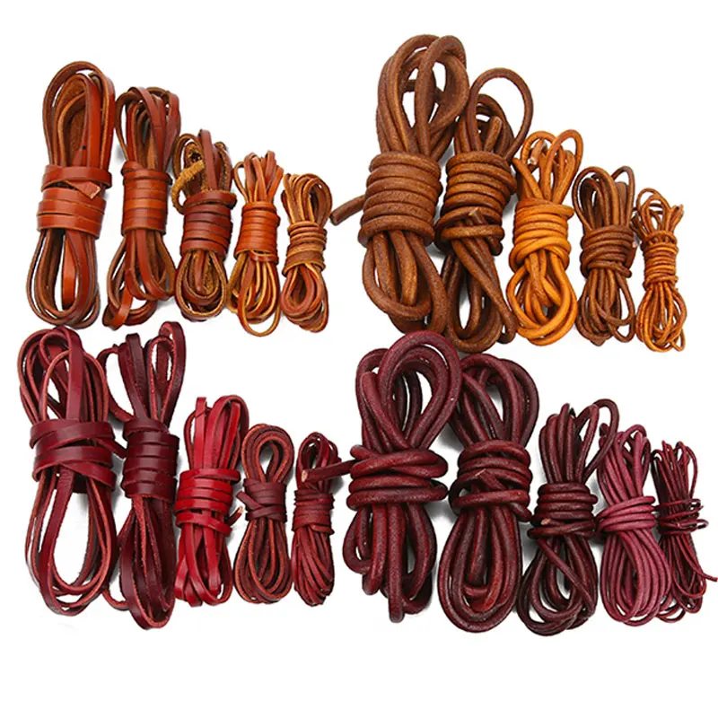 Flat Leather Cord Jewelry Making Leather Cording Jewelry Making