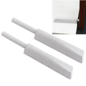 買取 2pc Plastic Cabinet Door Rebounder Contact Bead Press Door Stopper Latch Push To Open System Damper Buffer Cupboard With Magnet