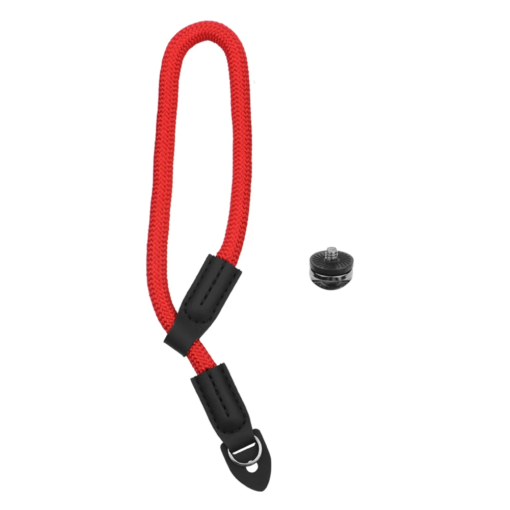 Красный / розовый Наручный ремешок ручной скрученный шнур с резьбой для DJI OSMO Mobile 2 camera Feiyu OUJ99 - Цвет: Красный / розовый