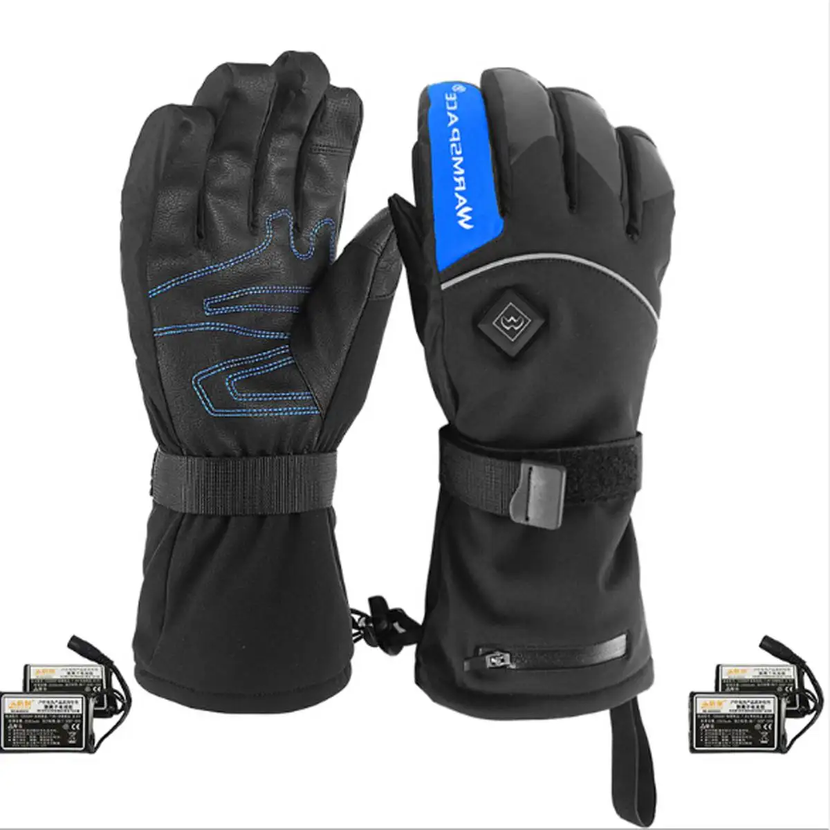 Мотоциклетные Перчатки Водонепроницаемые с подогревом Guantes Moto с сенсорным экраном на батарейках мотоциклетные гоночные перчатки для верховой езды зимние