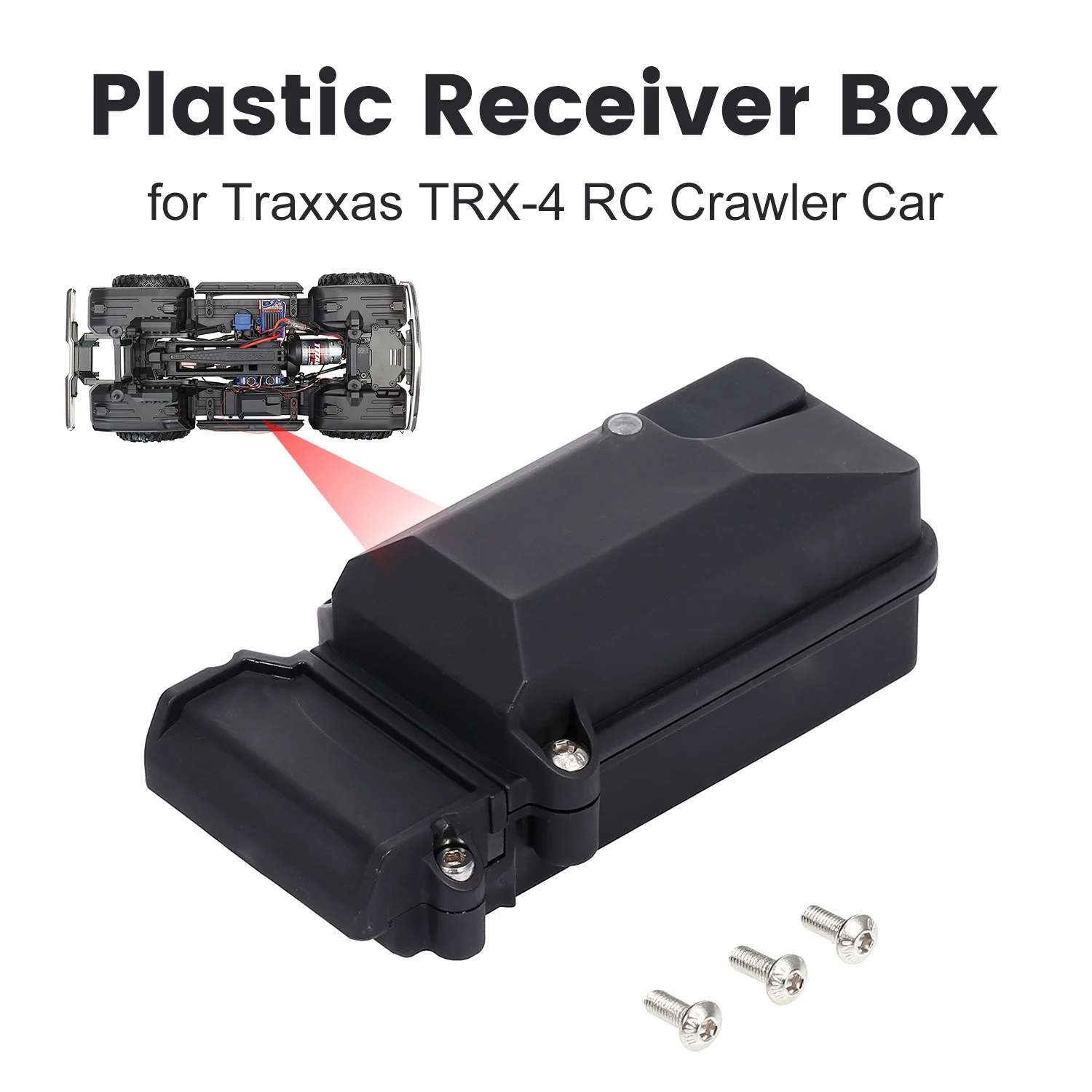 Пластиковая коробка приемника водонепроницаемая ударопрочная для Traxxas RC