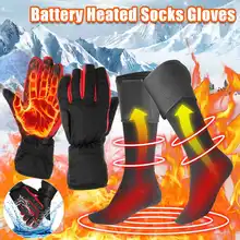 Электрические перчатки/носки перчатки для катания на лыжах перчатки для сноуборда зимние перчатки с сенсорным экраном теплые перчатки для мужчин и женщин мотоциклетные теплые руки