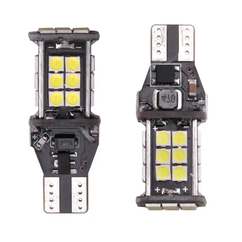 Из 2 предметов супер яркий белый T15 W16W 3030 24SMD светодиодный 1200LM 6000K Авто Rverse светильник Реверсивный светильник ing Резервное копирование ксеноновая лампа