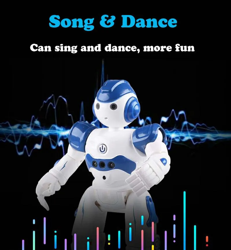 Обучающий Интеллектуальный робот RC usb зарядка программируемое дистанционное управление робототехническая игрушка для подарка на день рождения