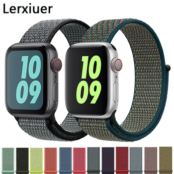 

Nylon Strap for Apple watch 5 Band 44mm 40mm iWatch band 42mm 38mm Sport Loop Watchband bracelet Apple watch 4 3 2 1 42 40 44 mm