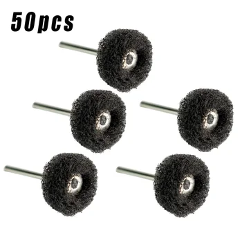 

50PCS Accessories 3mm Shank Polishing Head Grinding Jewelry Metals Wheels Brushes For Rotary Tool Accessories