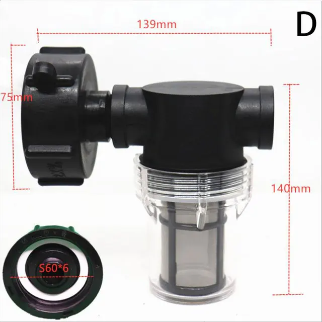 IBC Tank Lid Coarse Threaded Cap Adapter Connector IBC Ton Barrel Accessories Ton Barrel Cover 25mm 32mm Chemical Barrel Cover 
