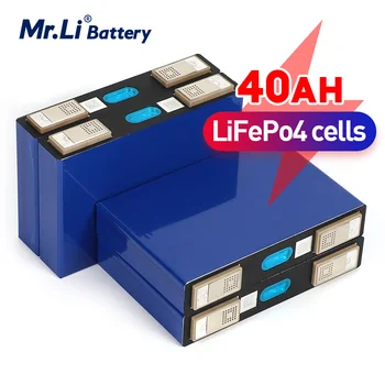 

MR.LI 3.2v 40Ah LiFePo4 cells 4PCS LiFePo4 lithium batteries for electric bike battery pack solar energy system EU US TAX FREE
