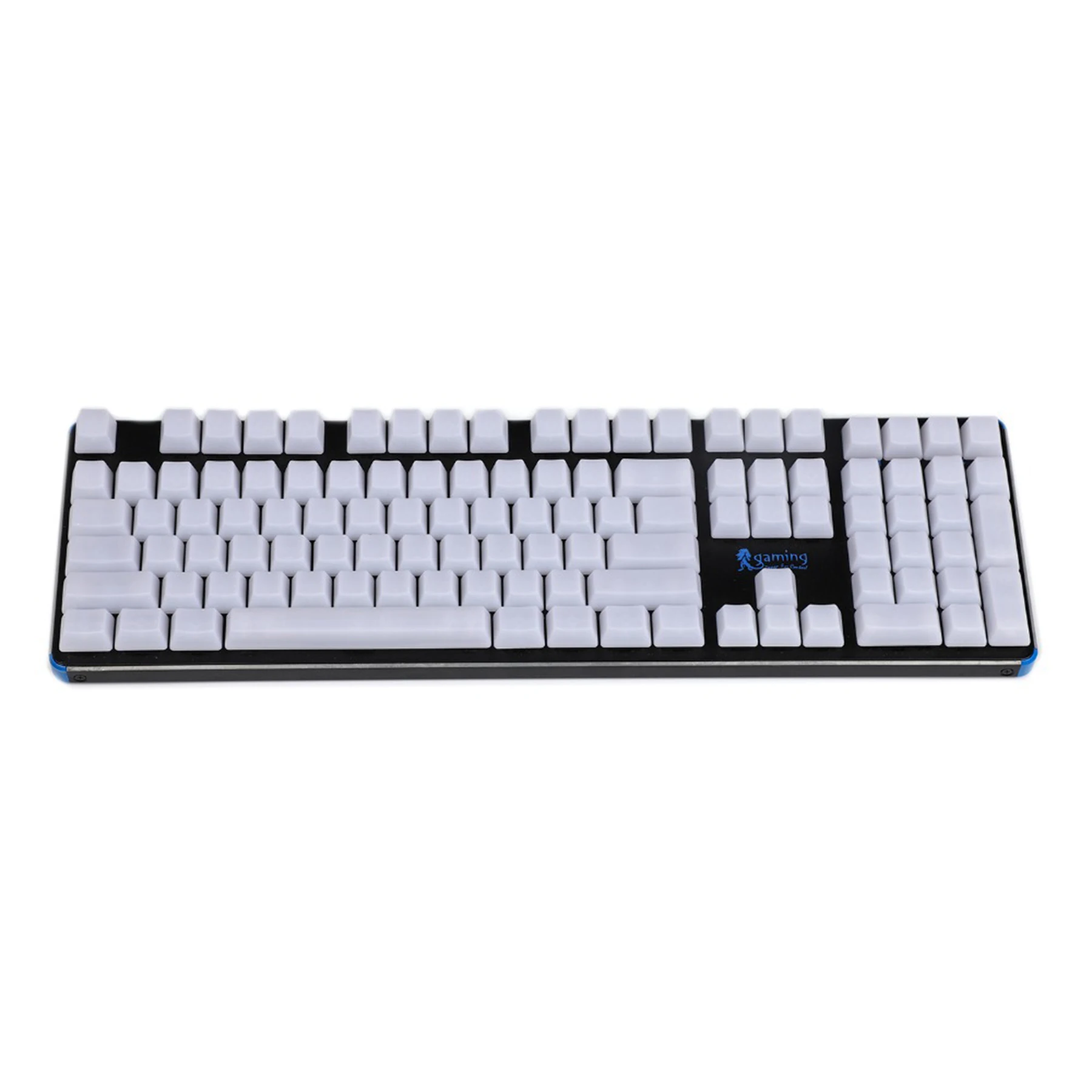 brilho em branco da névoa do leite do abs da chave do iso do ansi do perfil do oem através dos keycaps para teclado mecânico rgb keychron