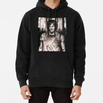 

Bite Me Hoodie Zobie Daryl The Walking Dead Dixon Blood Horror