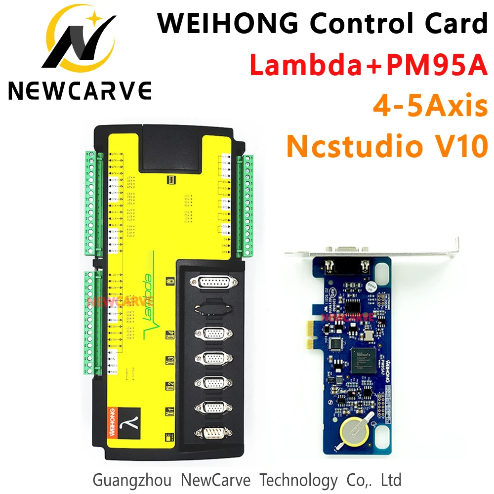 

WEIHONG CNC Control System Card Milling Machine 4 5 Axis Controller PM95A + Lambda5S Software NcStudio For CNC Router NEWCARVE