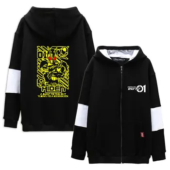 

Fashion Hoodie Anime Kamen Rider Zero-One Cosplay Hooded Sweatshirts Men Women Casual Hoody Patchwork Jacket Autumn Winter Coat