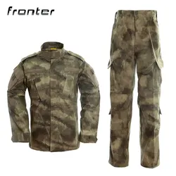 Uniform Clothing BDU Camoflage Style Army Combat Suit Tactical,Security Corces Combat Uniform,  Paintball.ACU