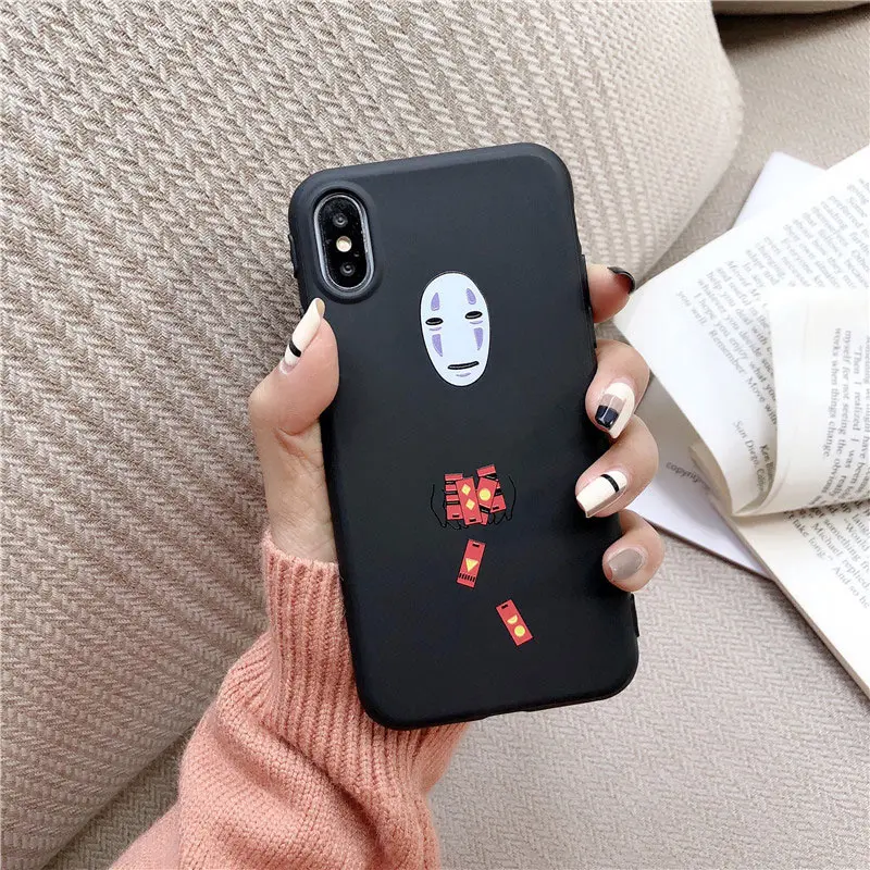 Японский мультфильм Тоторо чехол для телефона iPhone 12 Pro Max 6 7 8 Plus SE матовый