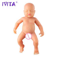 IVITA WB1510 47 см(18,5 дюйма) 3700 г силиконовые куклы реборн реалистичные живой мальчик закрытые глаза мягкие реалистичные ручной работы игрушки для младенцев
