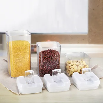 

rice storage food storage container storage container plastic container storage Kitchen food storage bottles, cans, boxes