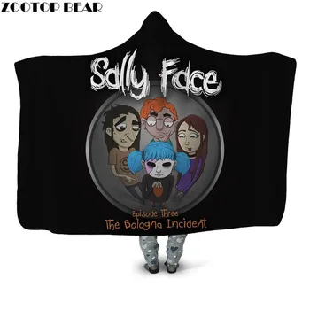 

Black Hooded blanket Anime Fleece Throw Blanket Wearable Fashion Home Office Girls Fashion Drop Ship ZOOTOP BEAR