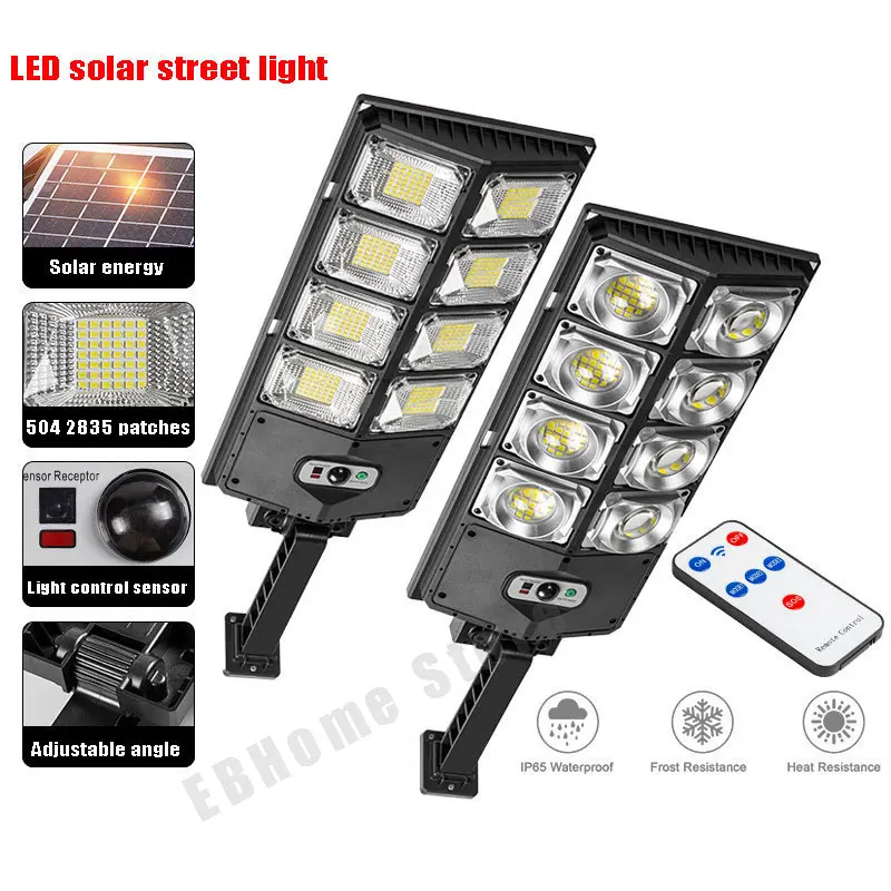 

Светодиодный прочный уличсветильник, водонепроницаемый двухрядный уличсветильник, солнечный садовый фонарь, внешний настенный светильник