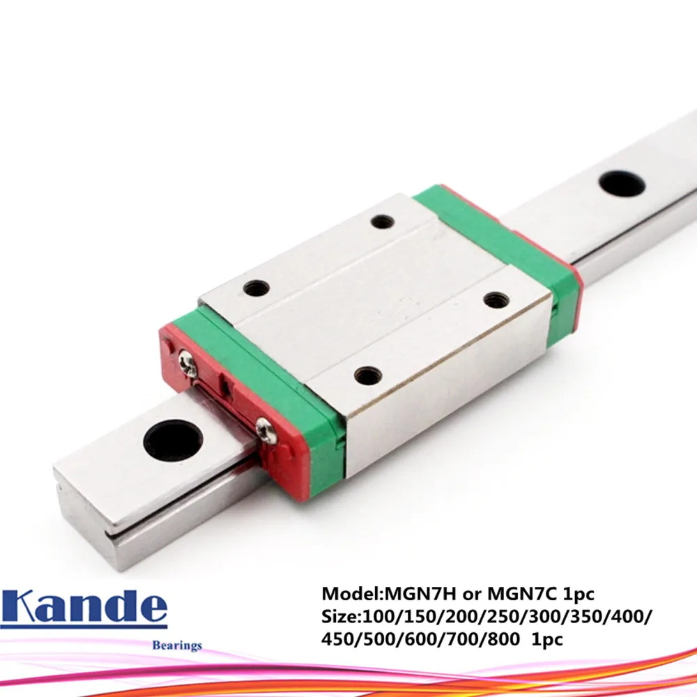 MGN7 CNC 7 мм миниатюрная линейная направляющая MGN L 700 800 MGN7C каретка или MGN7H фотокамера