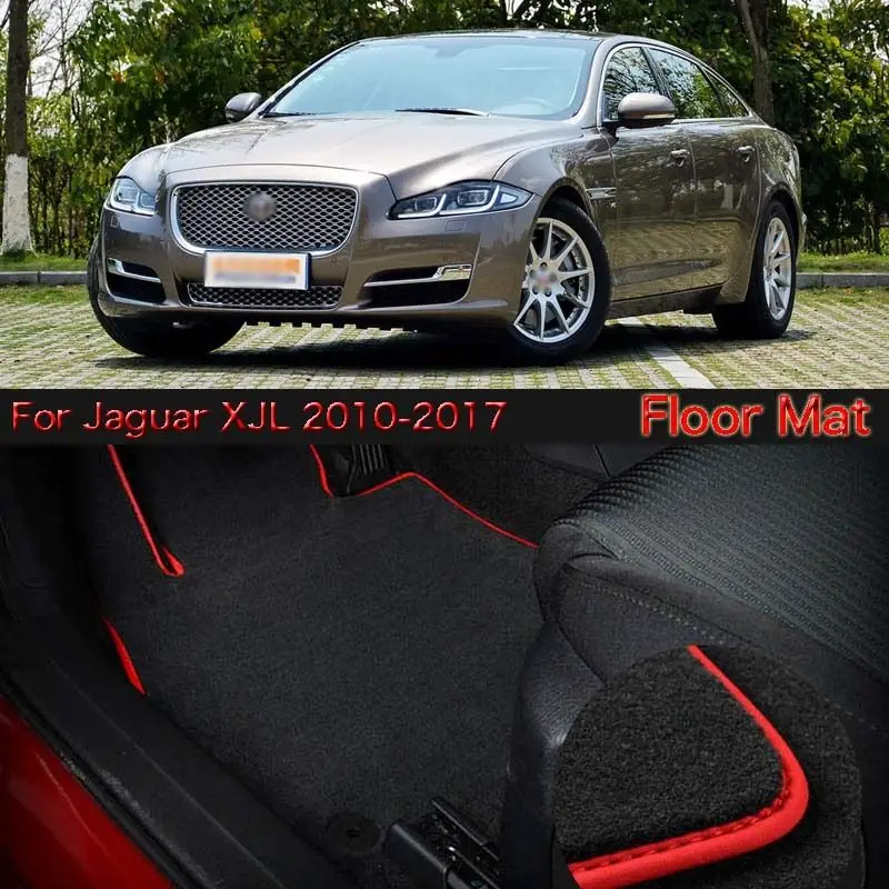 SmRKE для Jaguar XJL 2010-17 автомобильные коврики ковры индивидуальные противоскользящие гидрофил волокно передний и задний полный комплект LHD RHD