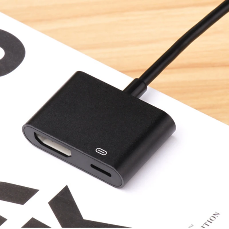 Совместимый для Apple к HDMI адаптер металлический корпус 1080P цифровой AV конвертер Hi 888