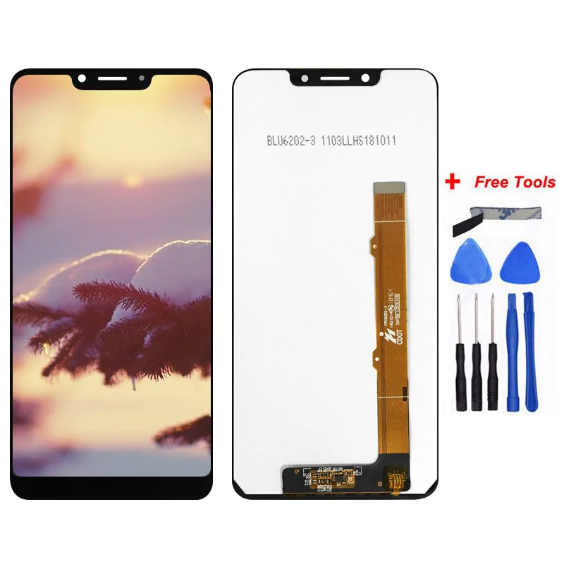 

6.2'inch Black Original Screen For Alcatel V5 5060 5060D OT5060 LCD Display+Touch Screen Digitizer Assembly Repair Parts+Tools