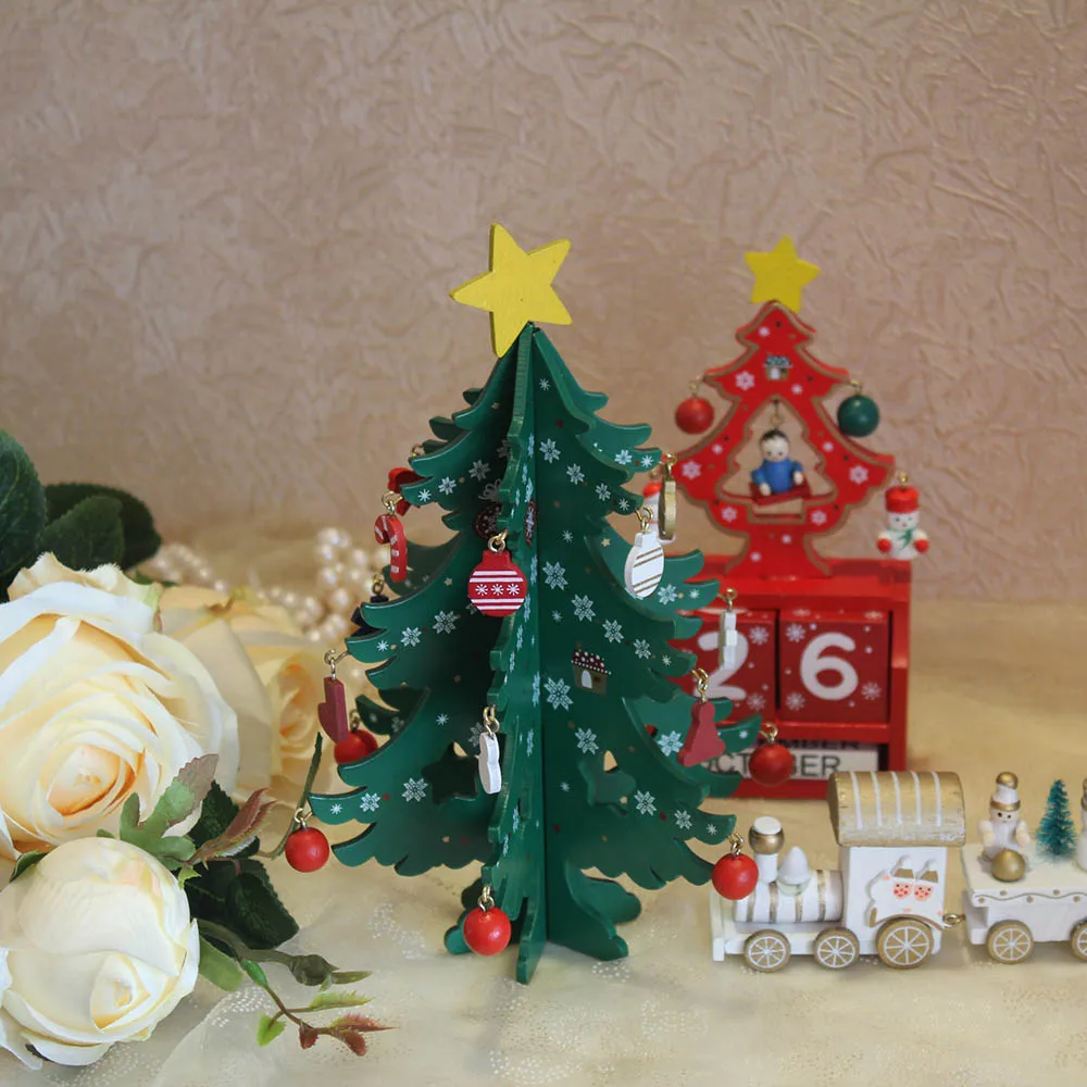 Мини-елка, праздничные украшения для дома, офиса, вечерние украшения для стола, Декор, новогодние подарки