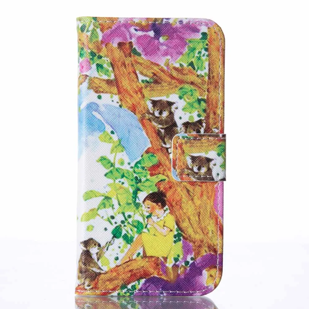 Koala Роскошный чехол с рисунком кота Бумажник Флип-кейсы для Coque samsung Galaxy S8 S9 S10 плюс A10 A20 A30 A40 A50 A60 A70 M10 M20 M30 с откидной крышкой - Цвет: Koala