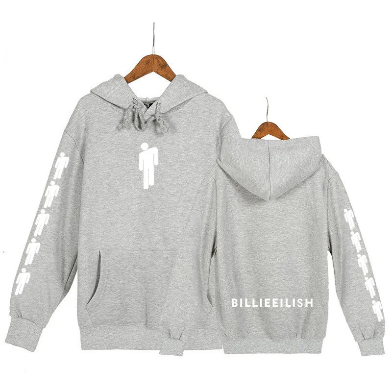 Billie Eilish, модные толстовки с принтом, толстовки с капюшоном и длинными рукавами,, повседневные трендовые уличные толстовки