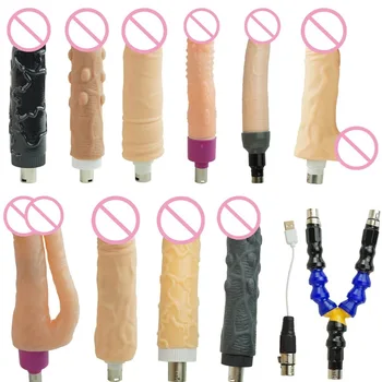 FREDORCH 3XLR Machine Attachements For Women Different Love Machine Product Including Anal/Double/BIG Dildo and Extension Tube 4