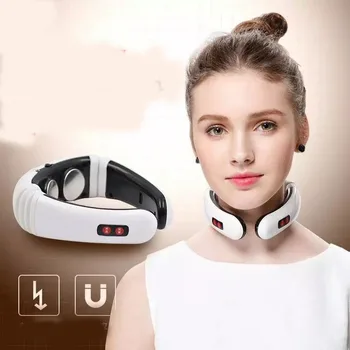 

Electric Pulse Back and Neck Massager Far Infrared Heating Pain Relief Tool Health Care Relaxation Multifunctional Physiotherap